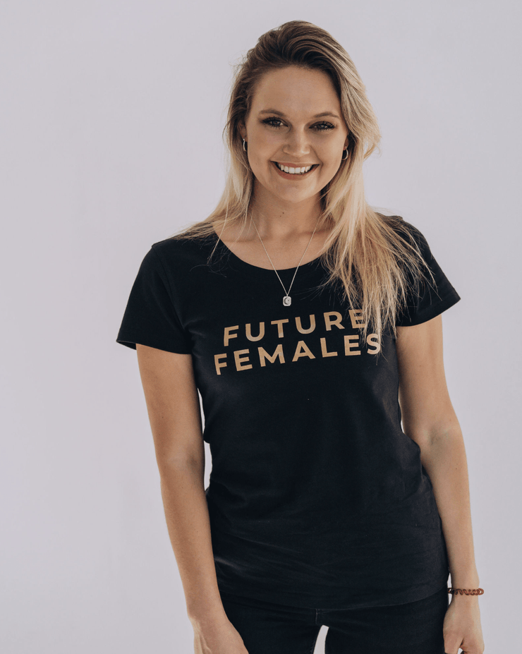 Future Females T-shirt (gold) - Future Females